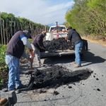 EL GOBIERNO DE GENERAL TERÁN CONTINÚA CON BACHEO PERMANENTE