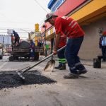 Concluyen hoy operativo intensivo de bacheo en el centro de Monterrey*