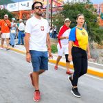 Recibe Guadalupe con ambiente festivo a turistas para el primer juego del Mundial de Futbol