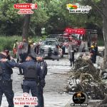 LOCALIZAN A MUJER SIN VIDA TRAS SER ARRASTRADA POR LA CORRIENTE EN GUADALUPE