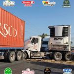 TRÁILER IMPACTA DOS UNIDADES DE CARGA Y DEJA UN LESIONADO EN HUALAHUISES