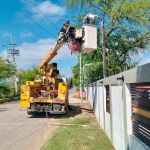 MONTEMORELOS TRABAJA EN MANTENIMIENTO DE LA RED DE ALUMBRADO