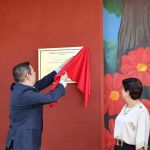 DEVELAN MURAL “HUALAHUISES” UBICADO FRENTE A LA PLAZA PRINCIPAL