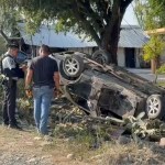 VOLCADURA MOVILIZA A CUERPOS DE EMERGENCIA EN MONTEMORELOS
