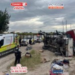 VOLCADURA DEJA A UNA PERSONA L3S10N4D4