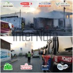 INCENDIO EN BODEGA MOVILIZA A BOMBEROS Y PROTECCIÓN CIVIL EN MONTERREY