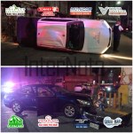 REPORTAN VOLCADURA DE CAMIÓN DE VALORES EN EL CENTRO DE MONTERREY