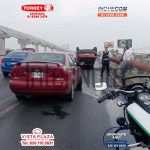 VOLCADURA DEJA DAÑOS MATERIALES EN APODACA