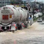 ALLENDE: CONTINÚAN LOS ENCHARCAMIENTOS SOBRE LA CARRETERA NACIONAL; EXTREME PRECAUCIONES AL CIRCULAR