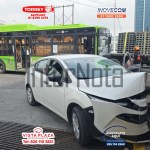 REPORTAN CHOQUE ENTRE AUTO PARTICULAR Y CAMIÓN URBANO EN MONTERREY